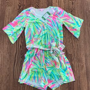 Lilly Tiki Pink Madilyn Romper